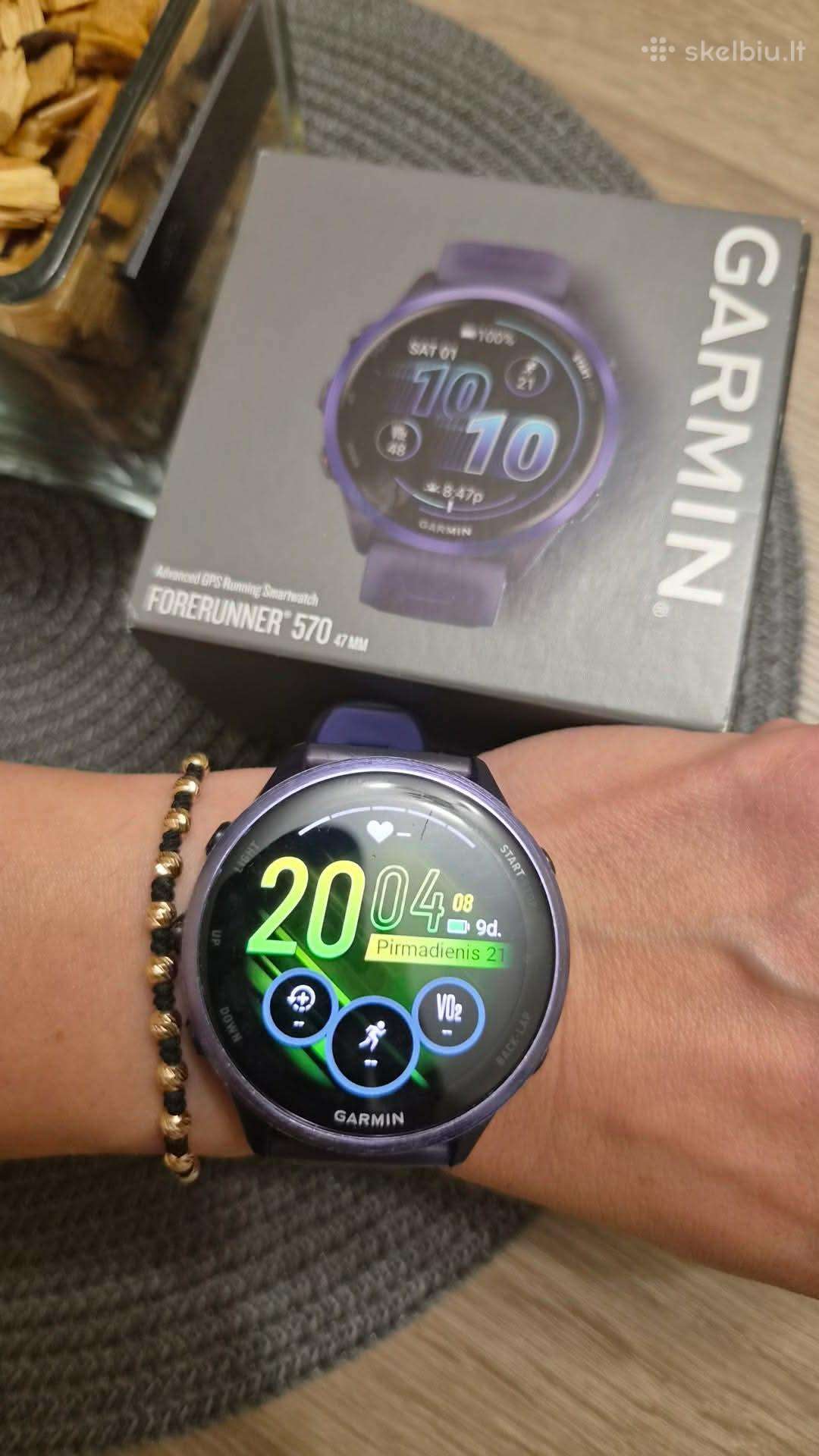 Parduodu Garmin Forerunner 47 mm išmanųjį laikrodį