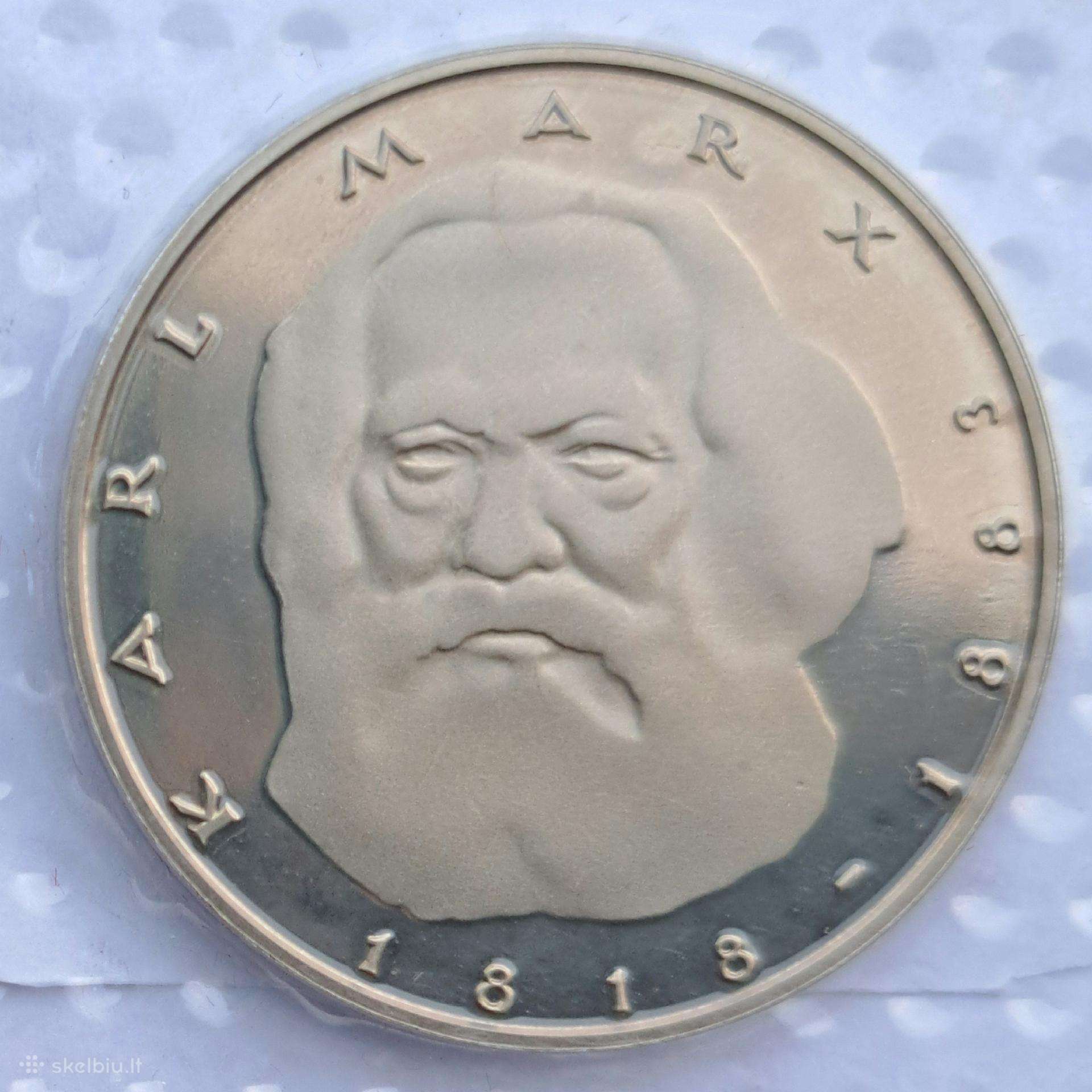 1983 Rytų Vokietija 5 markės