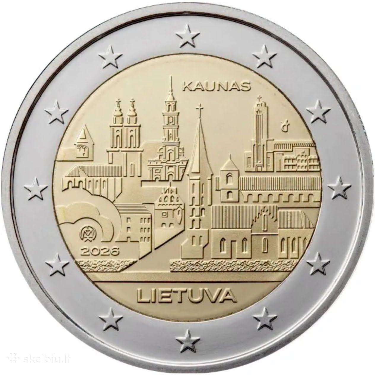 Lietuviškos proginės euro monetos