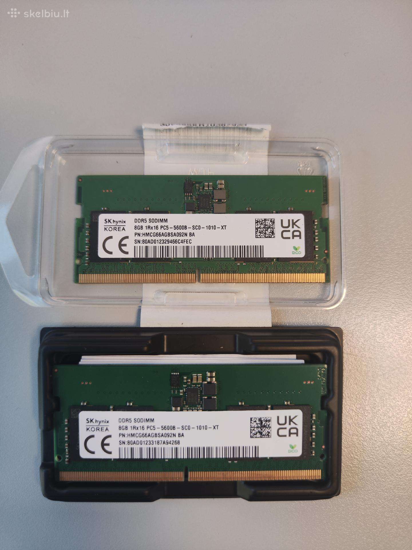 Parduodu 16gb (2x8gb) Ddr5 5600 RAM