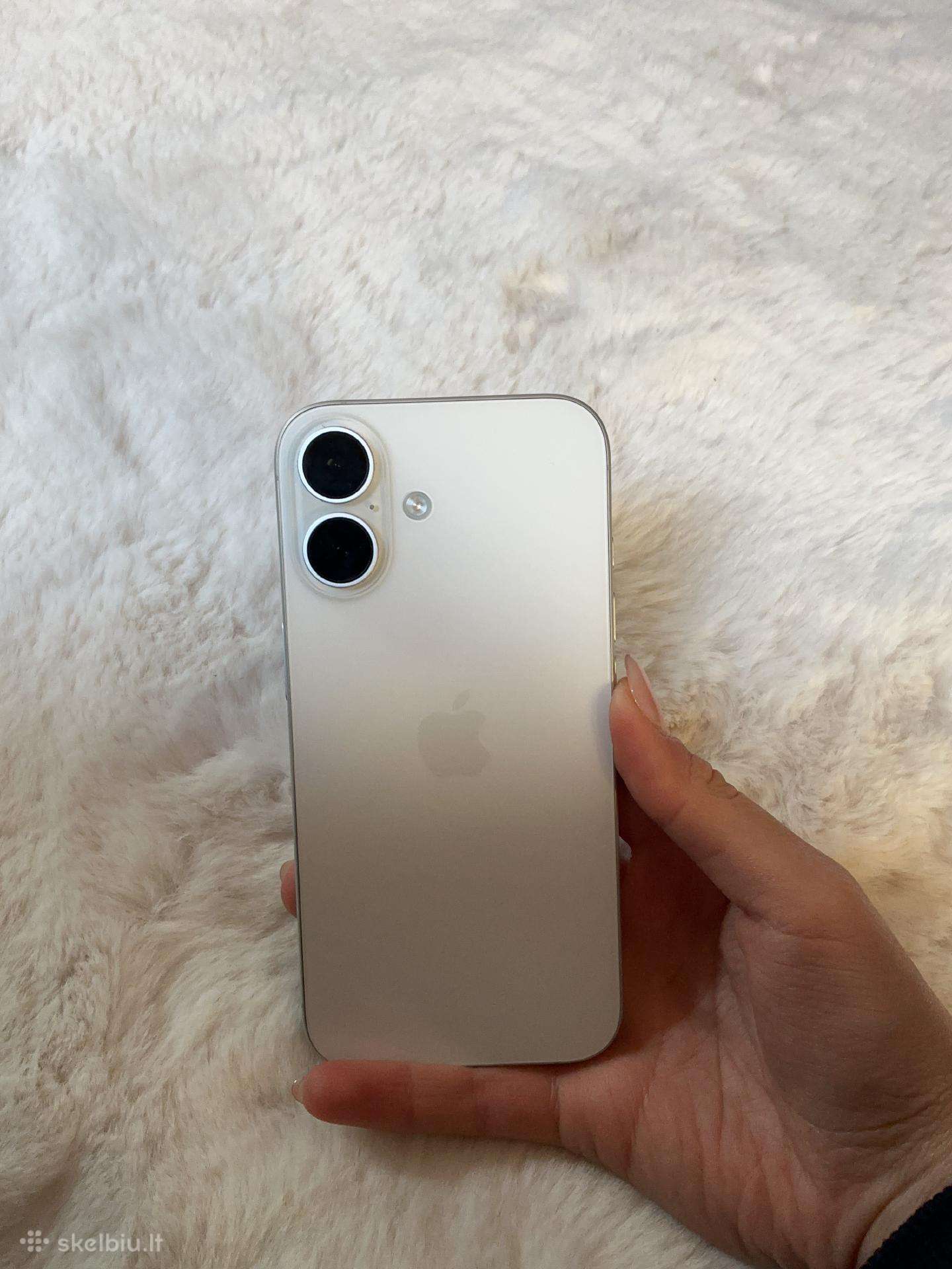 iPhone 16 baltas 256 GB