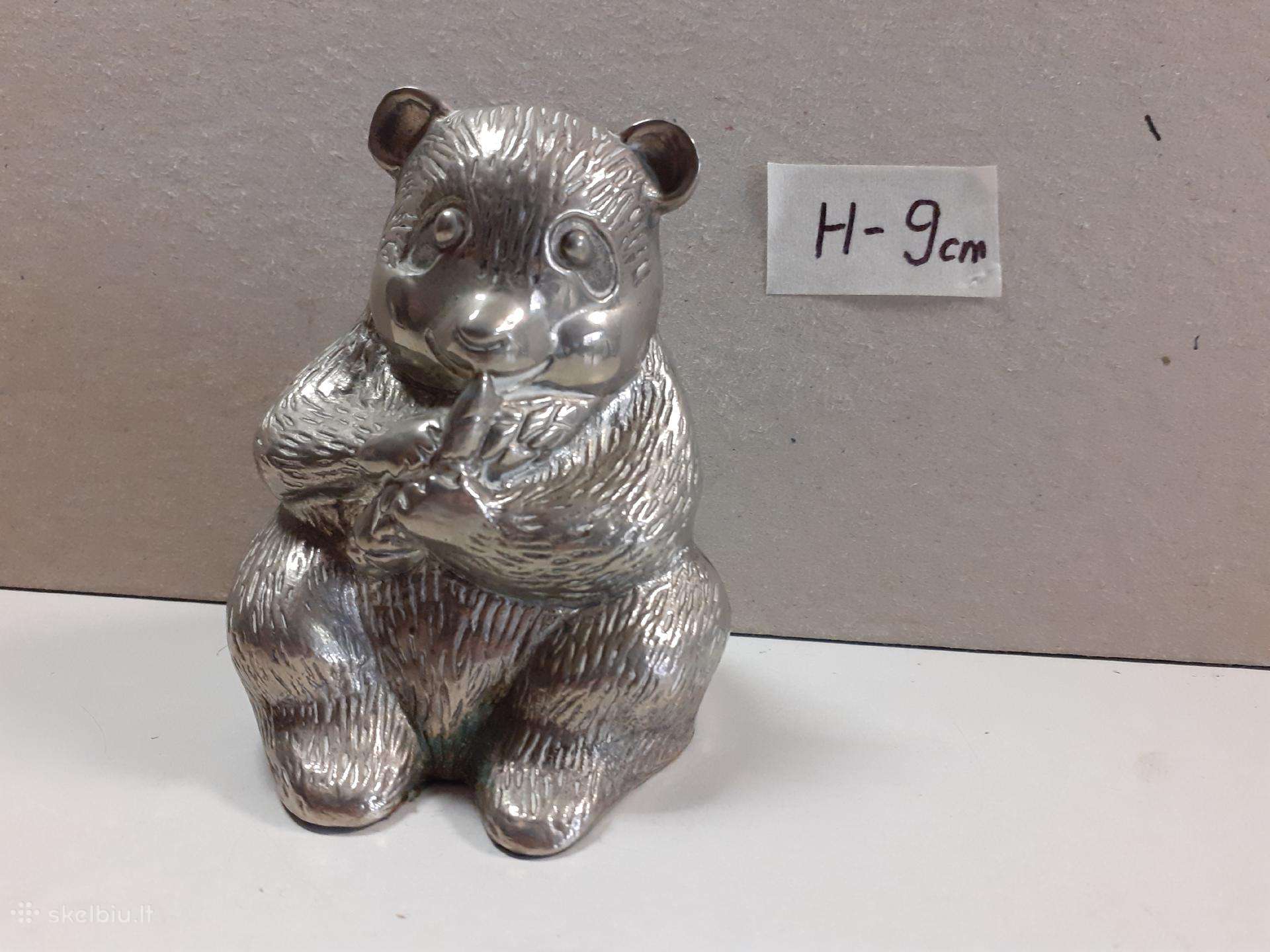 Metalinė pasidabruota taupyklė Aukštis 9 cm.