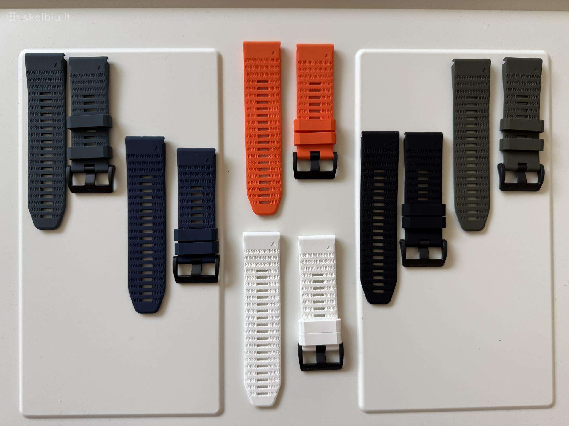 Garmin quickfit dirzeliai, apyrankes, strap