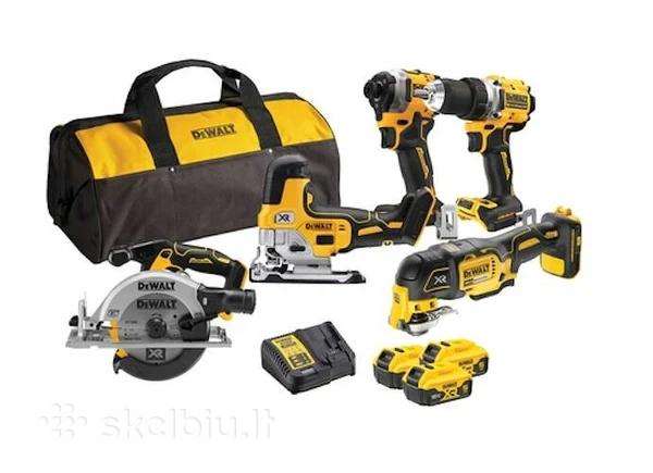 Dewalt Dck502p3 – 5 įrankių komplektas, visiškai n