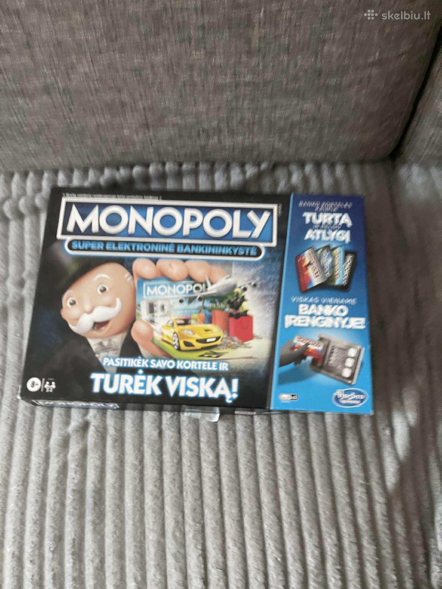 Monopolis su kortelių skaitytuvu