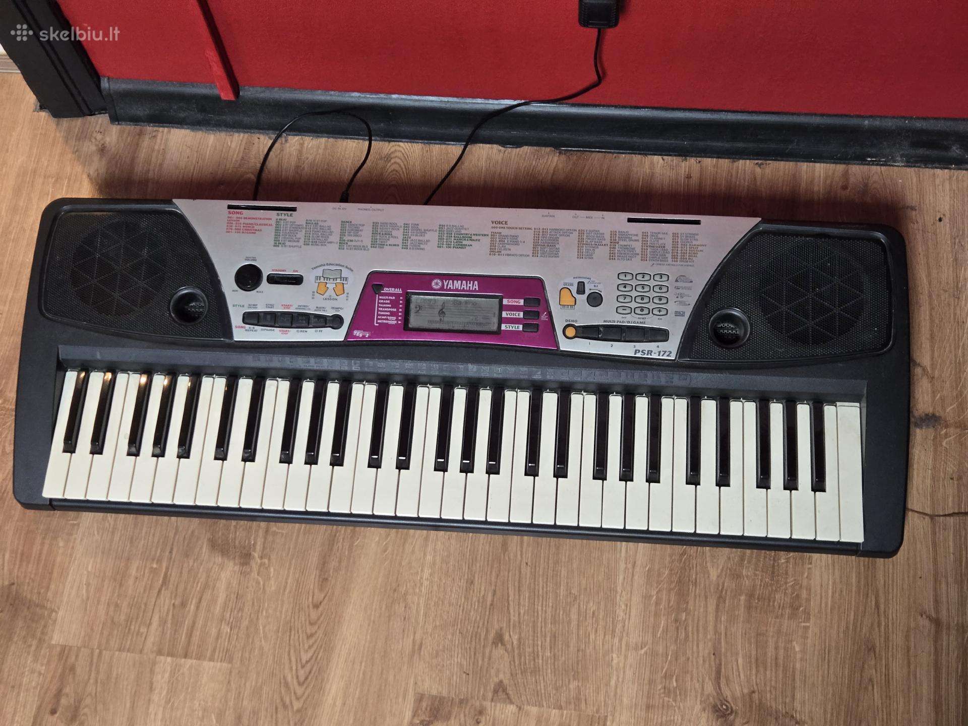 Yamaha pianinas piano sintezatorius psr 172