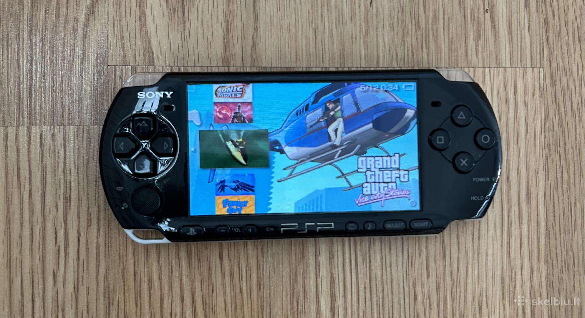 PSP 3000 + 66 zaidimai!