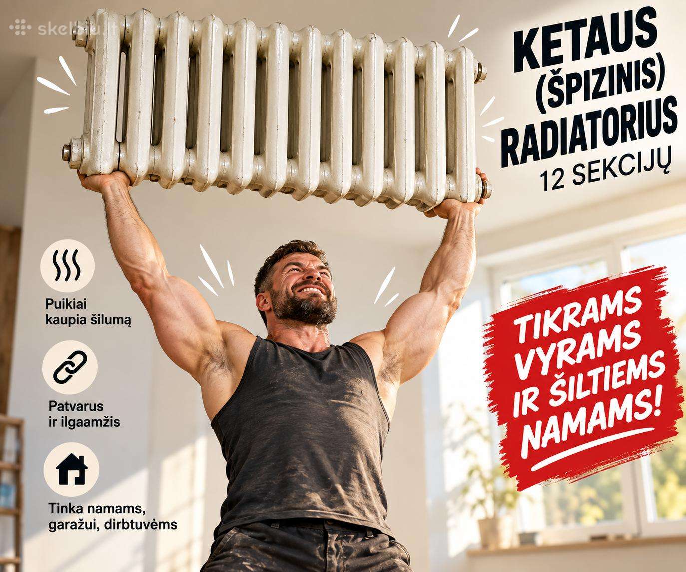 Didelis Špižinis radiatorius