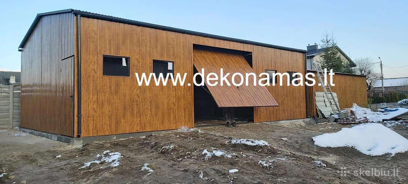Skardinis angaras 10x6x3 m