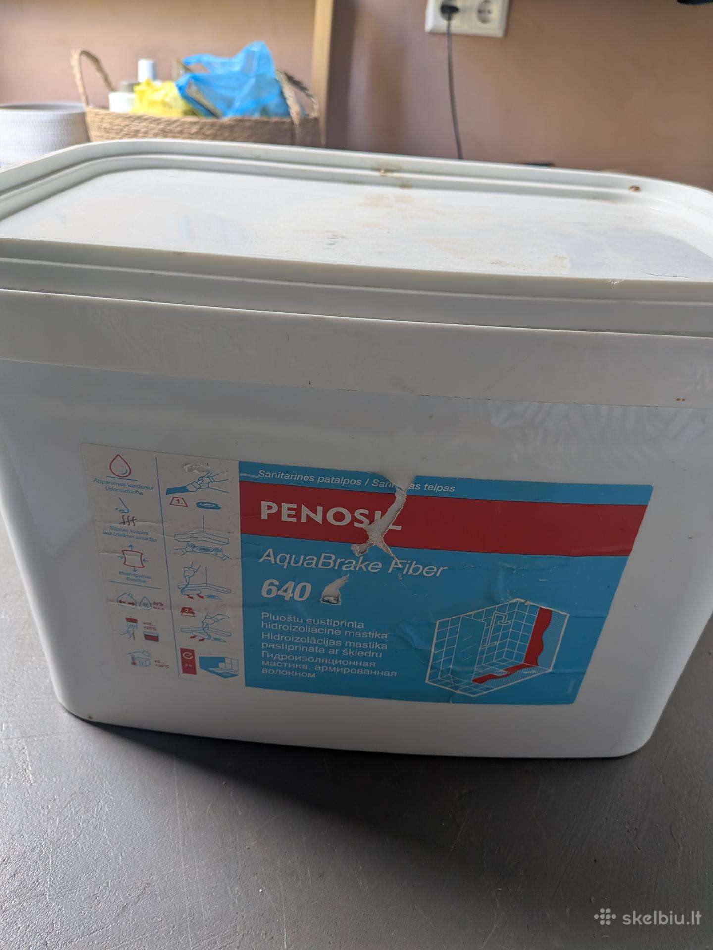 Hidroizoliacija Penosil, pradaryta bet nenaudota