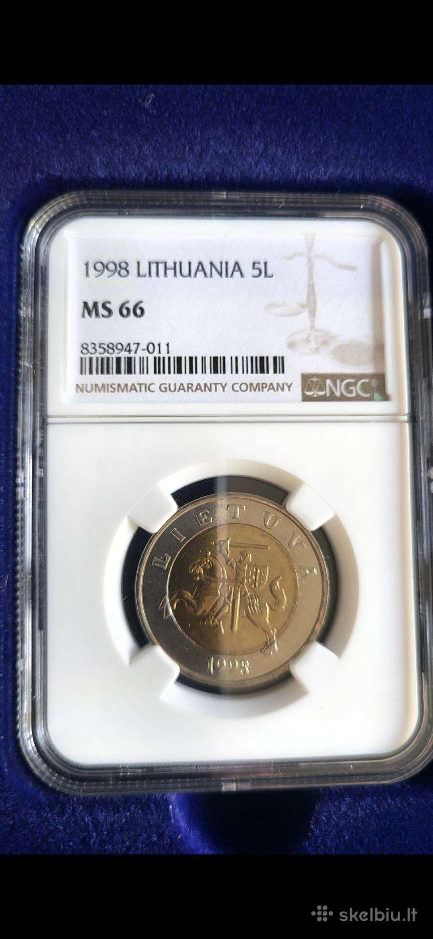 1998m 5 litai ms66