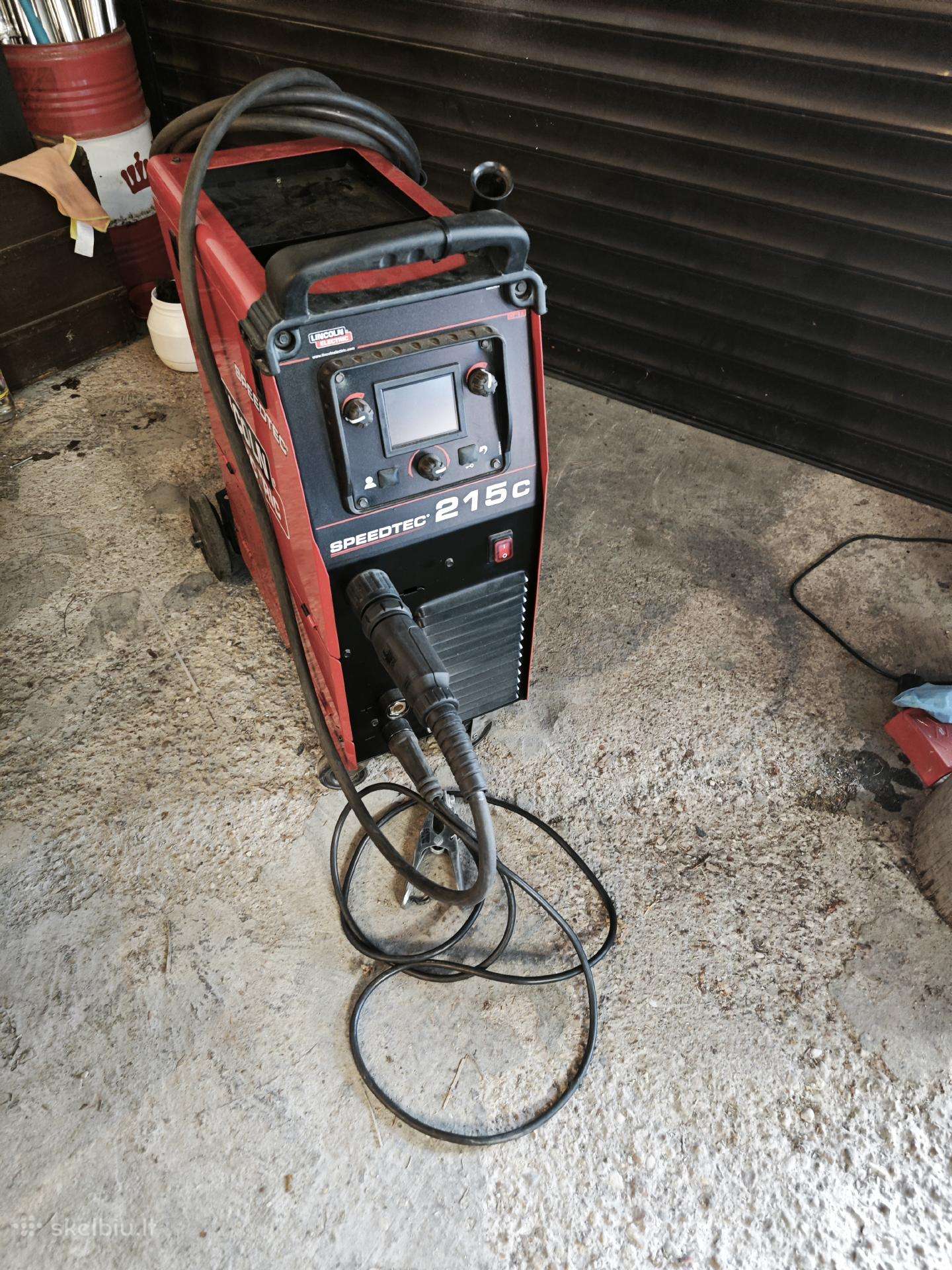 Lincoln speedtec 215c mig mma tig suvirinimo