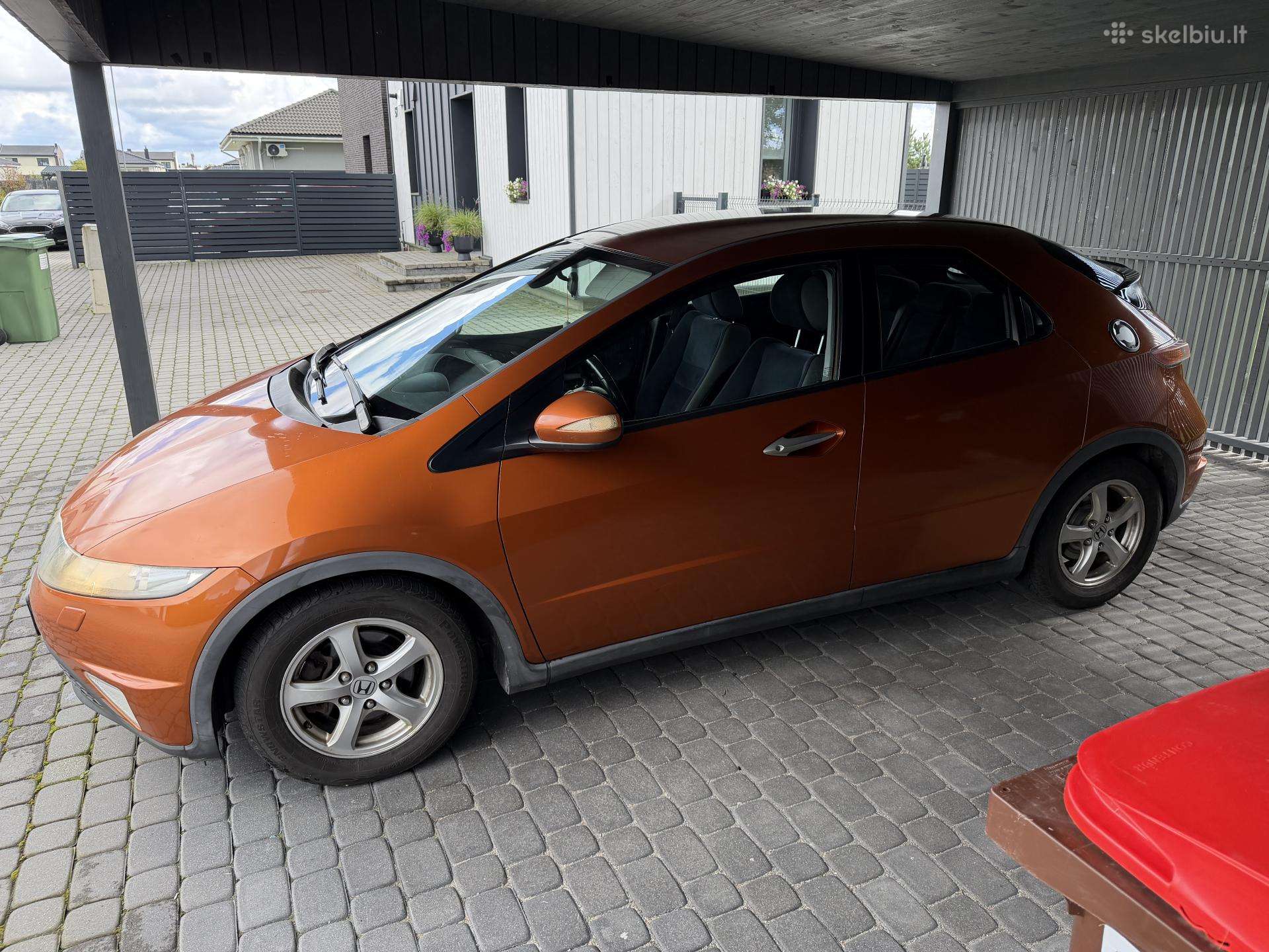 5x114 R15 Honda ratlankiai su naujomis žieminėmis