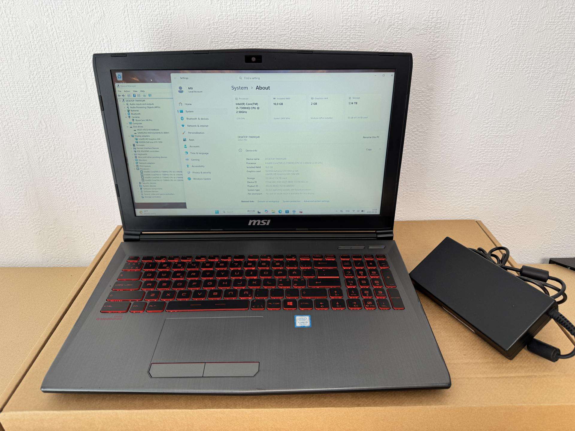 Msi Gv62 Steelseries Gaming