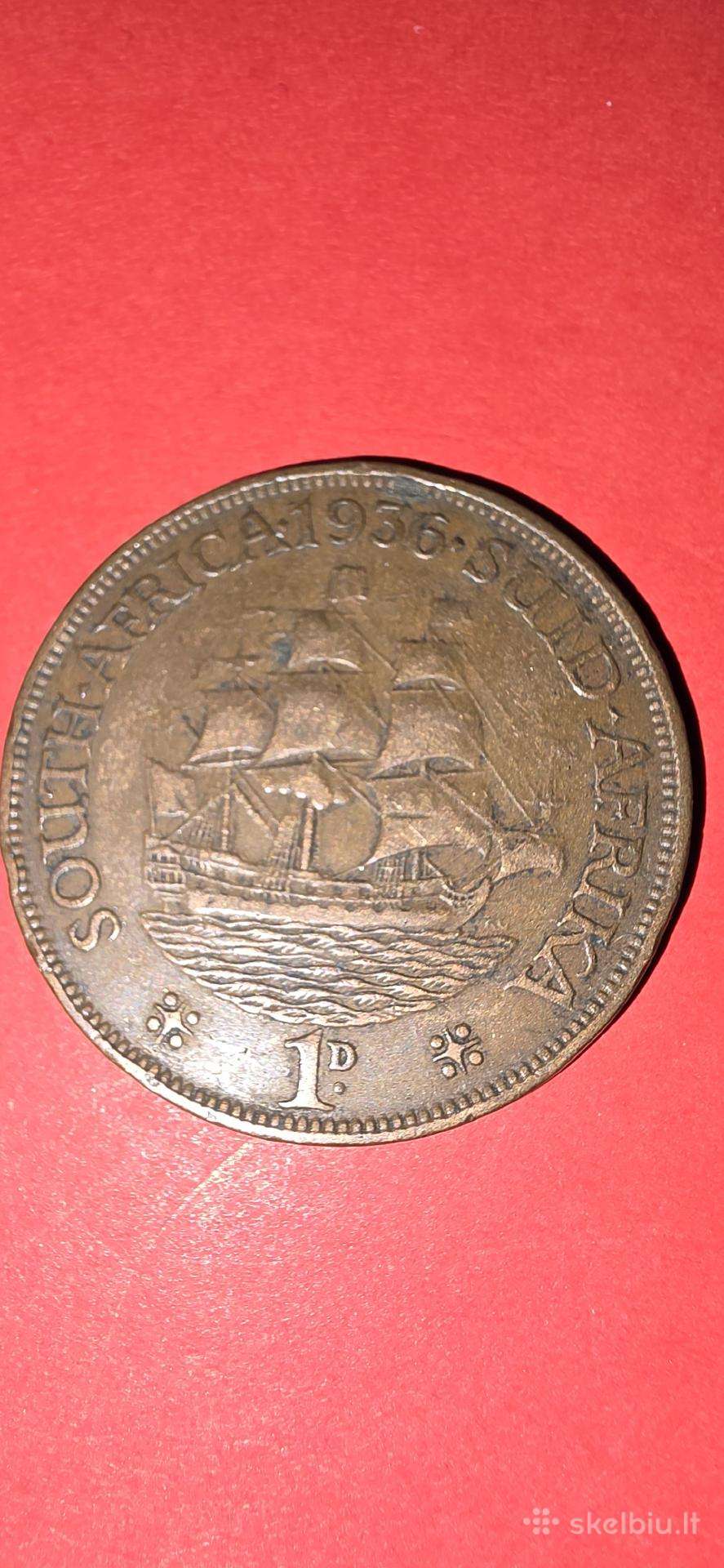 P.afrika 1 pensas 1938