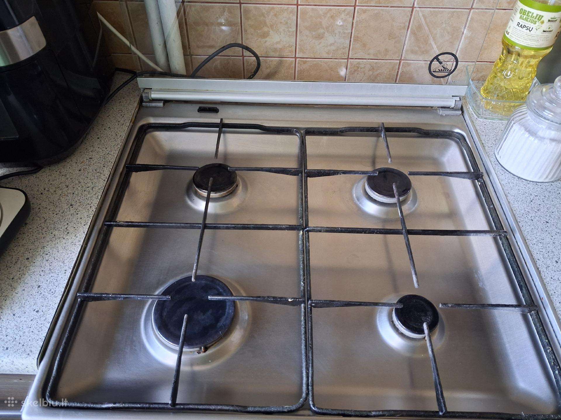 Kombinuota viryklė su dujine kaitlente Electrolux