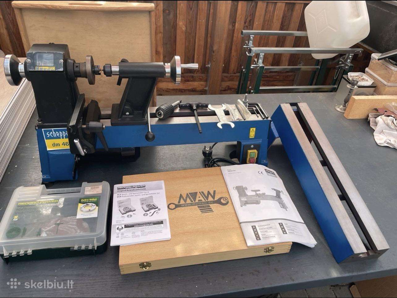 Scheppach Dm460t tekinimo staklės pilnas komplekta