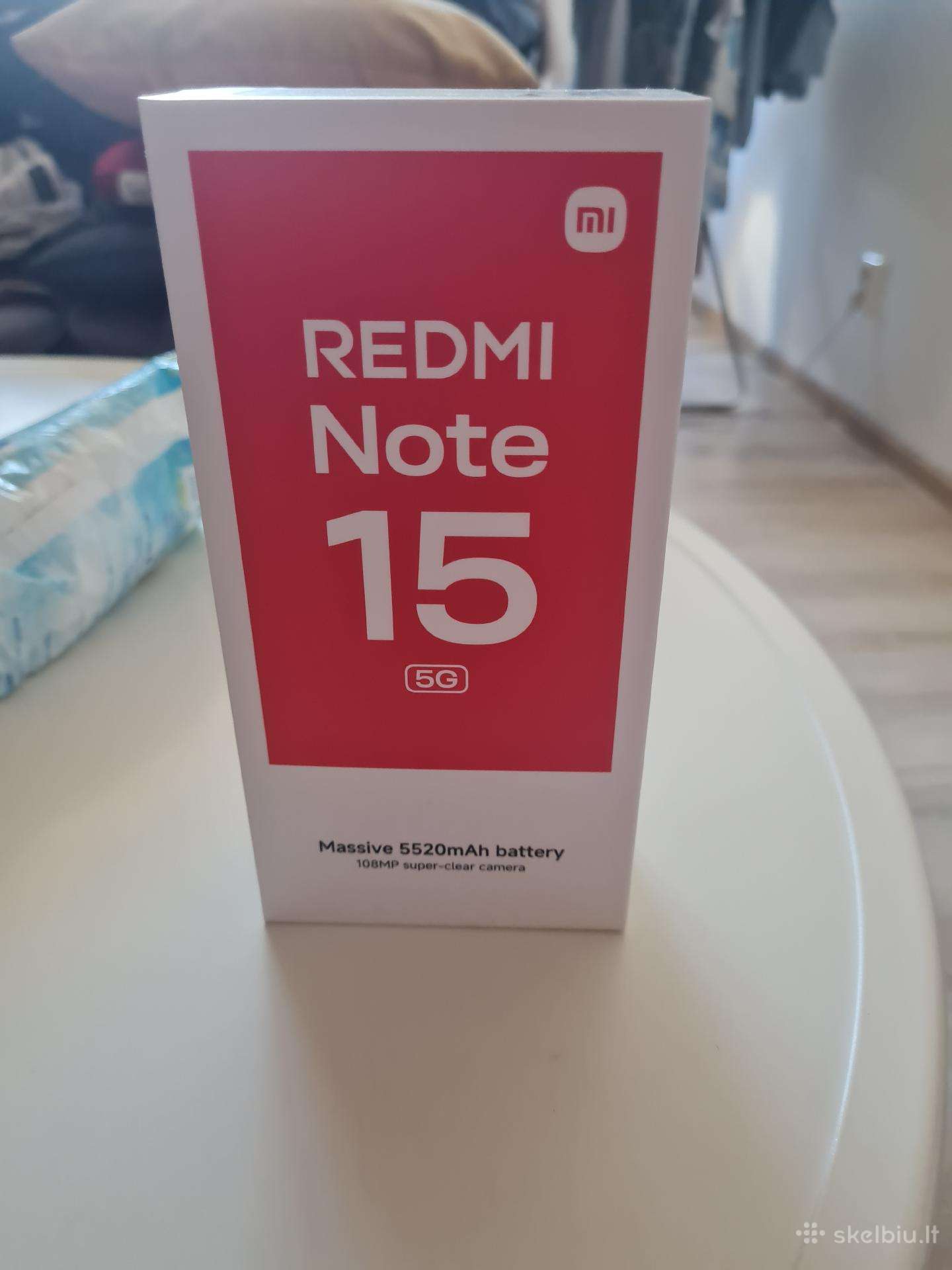 Xiaomi Redmi Note 15 5 G 128 GB Naujas