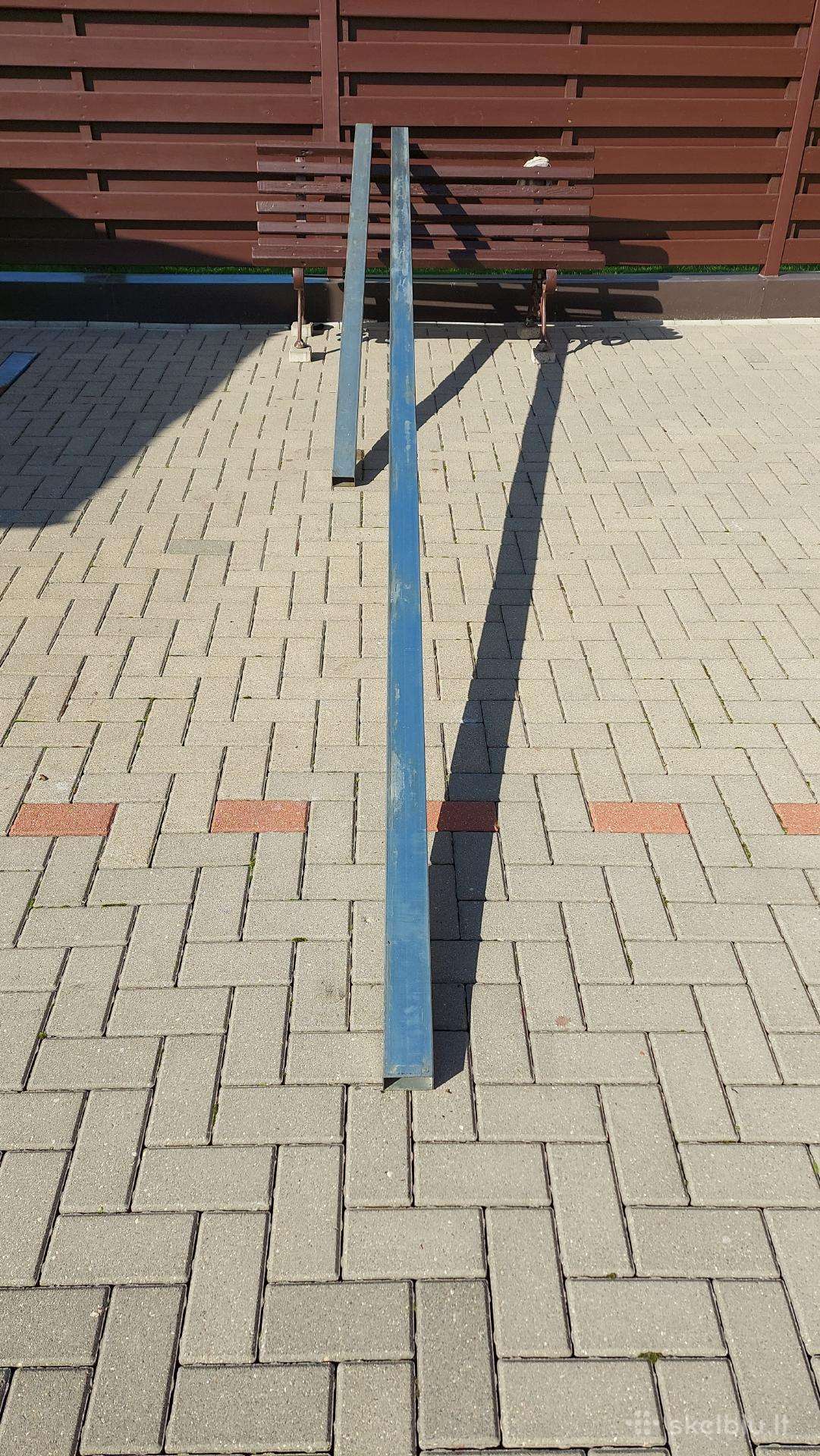 Stačiakampis cinkuotas vamzdis 80x40x2 mm