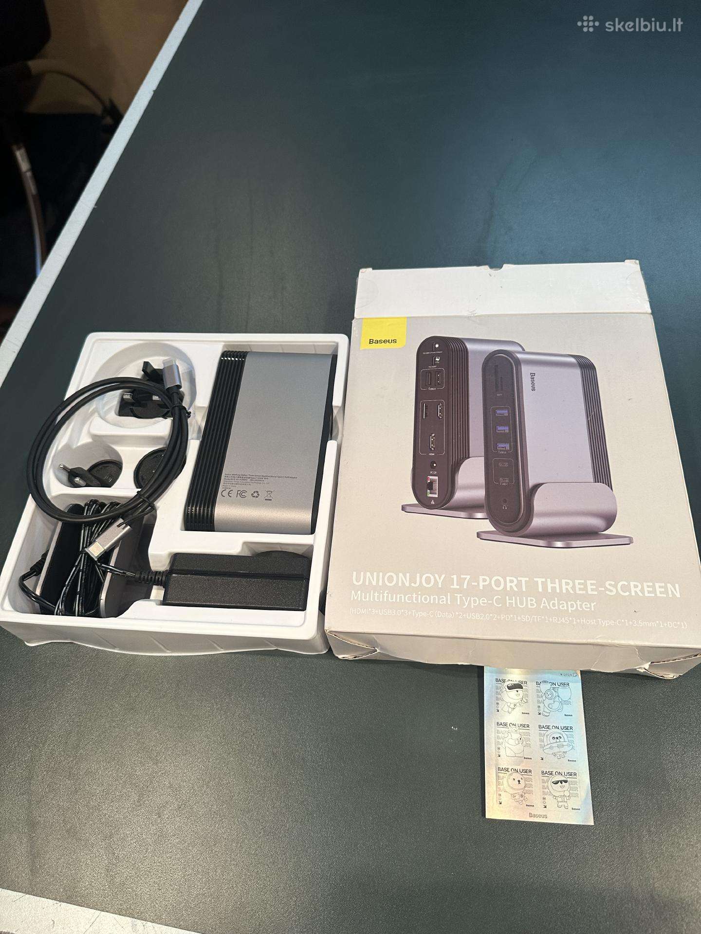 Baseus Unionjoy 17-in-1 Usb-c dokas