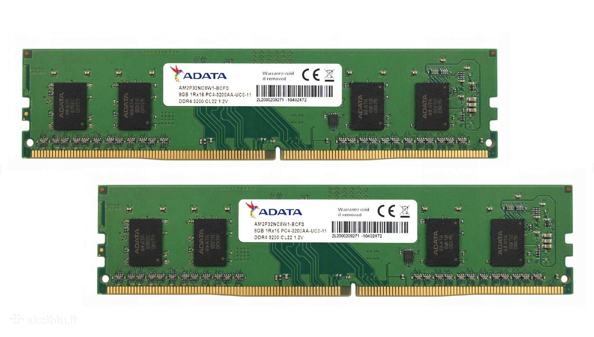 Adata 16gb (2x8gb) Ddr4 3200mhz Cl22