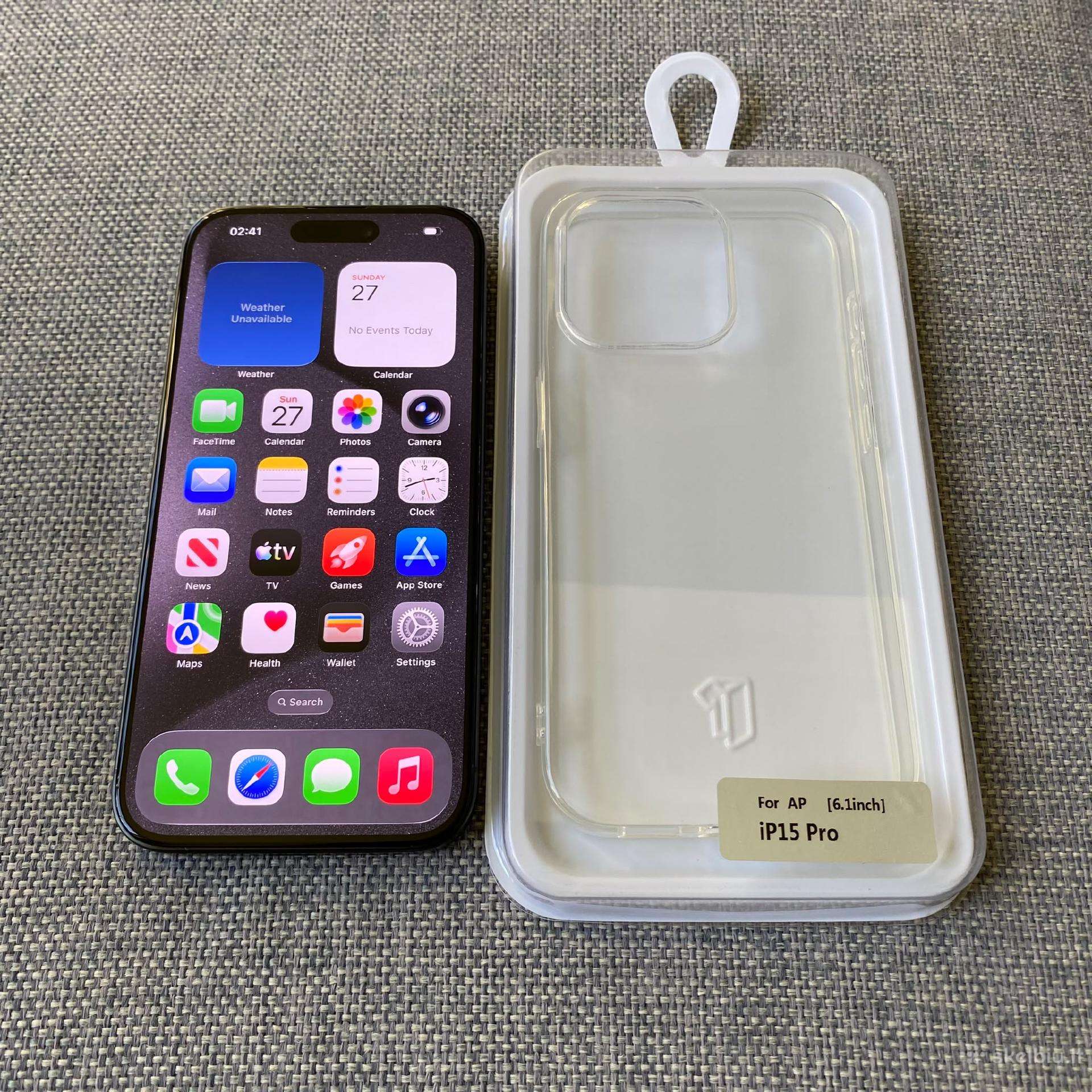 Apple iPhone 15 Pro 128gb Black Titanium
