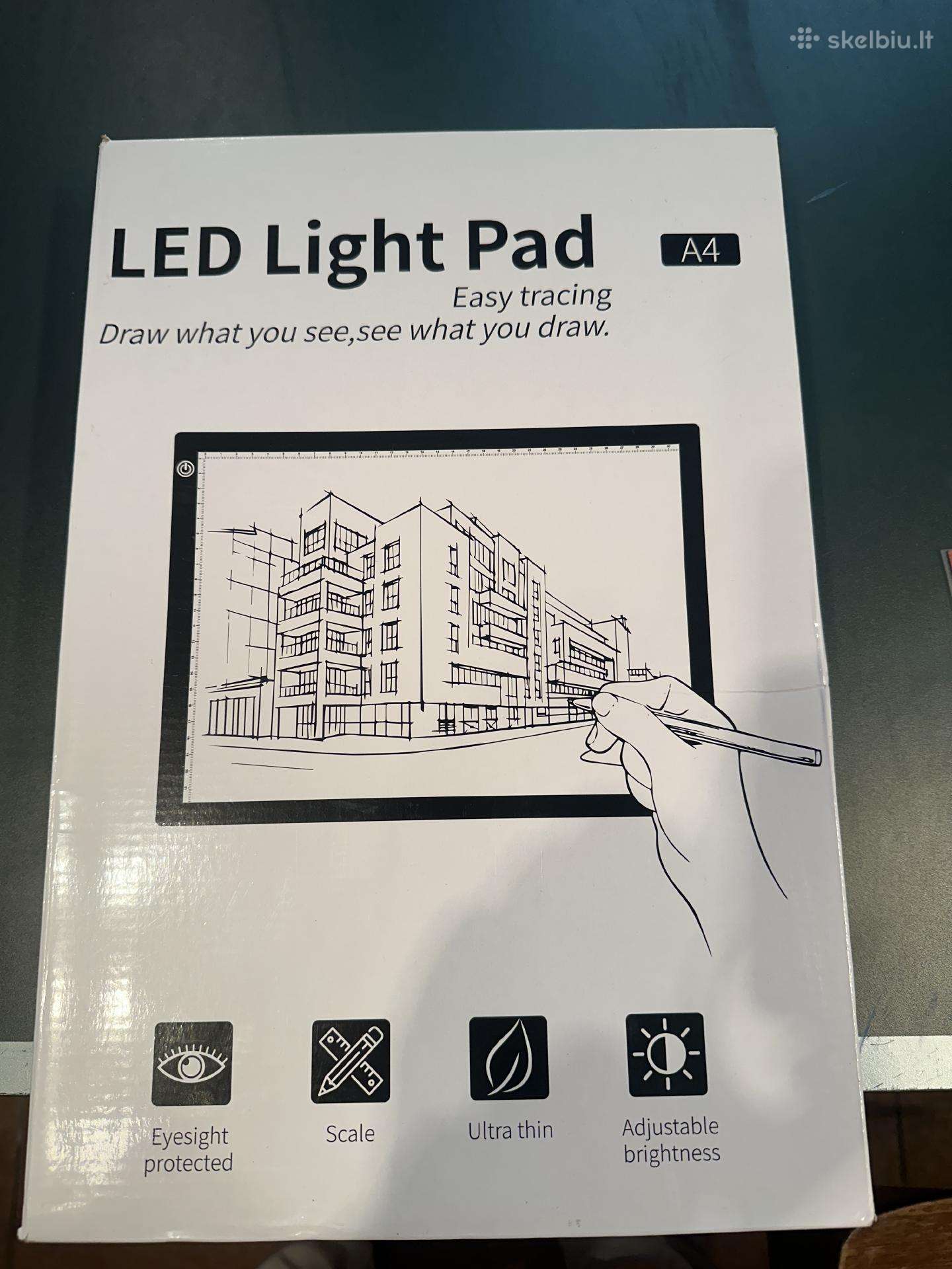 A4 LED šviesos lenta piešimui / kalkavimui