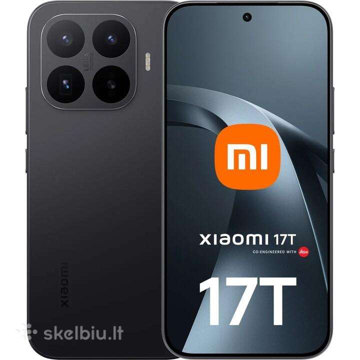 Naujas Xiaomi 17t/256gb/12gb, 2 spalvu