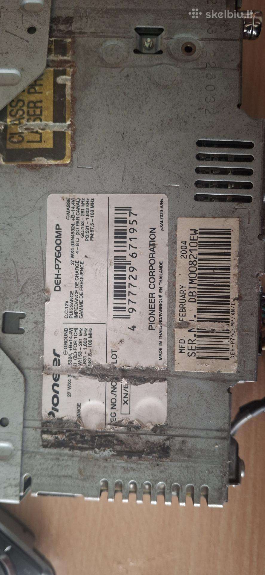 Pioneer Deh-p7600mp Magas