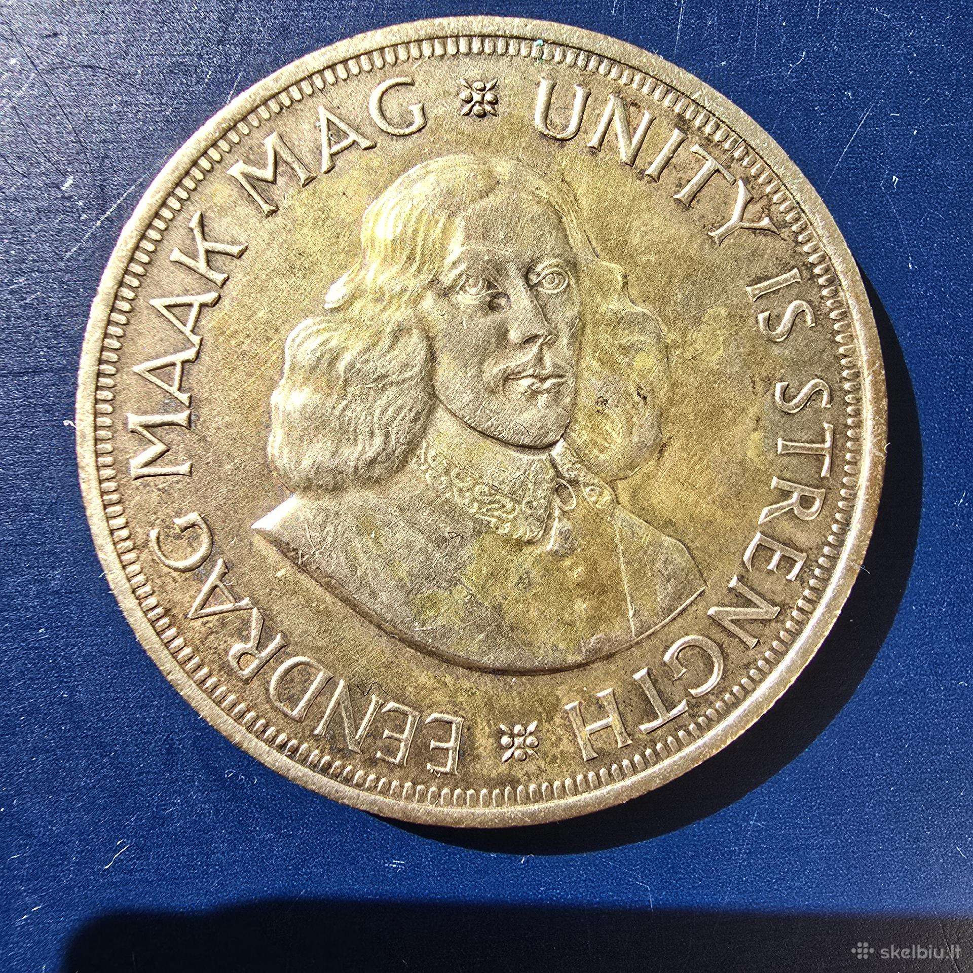 Pietu Afrika Par 1964 50 cents Ag500 28,28gr