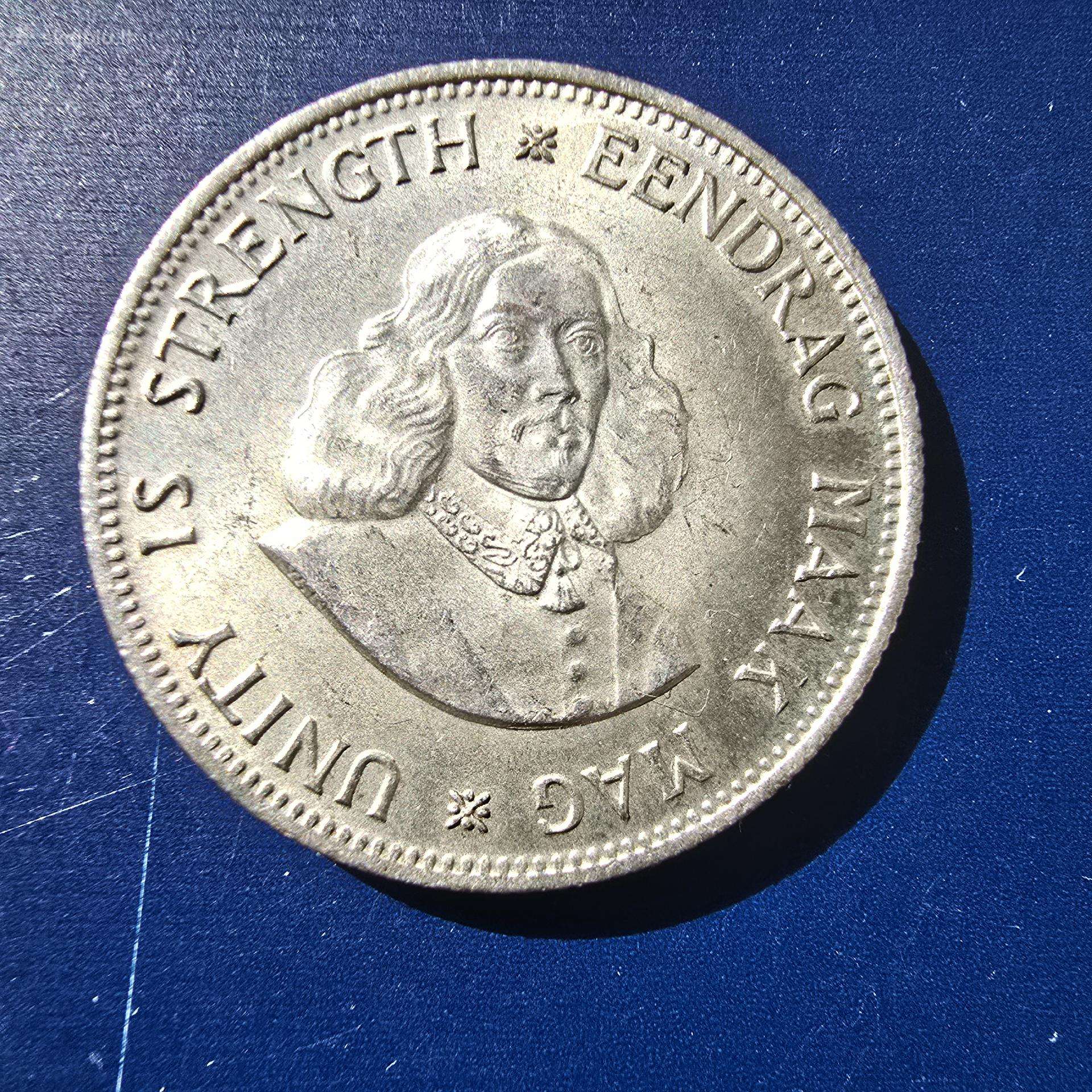 Pietu Afrika Par 1964 20 cents Ag500 11,3gr