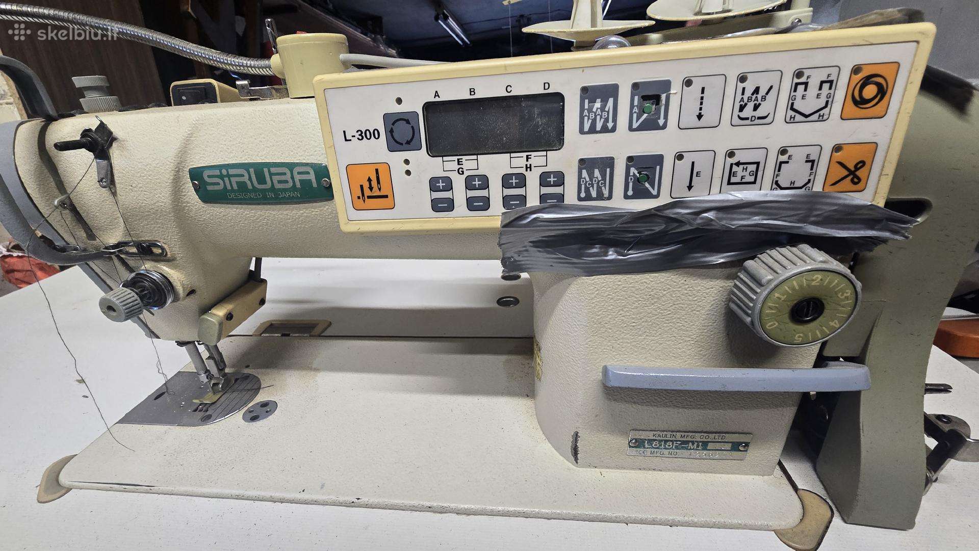 Tiesiasiūlė mašina Siruba L818f-m1 pilnai automat
