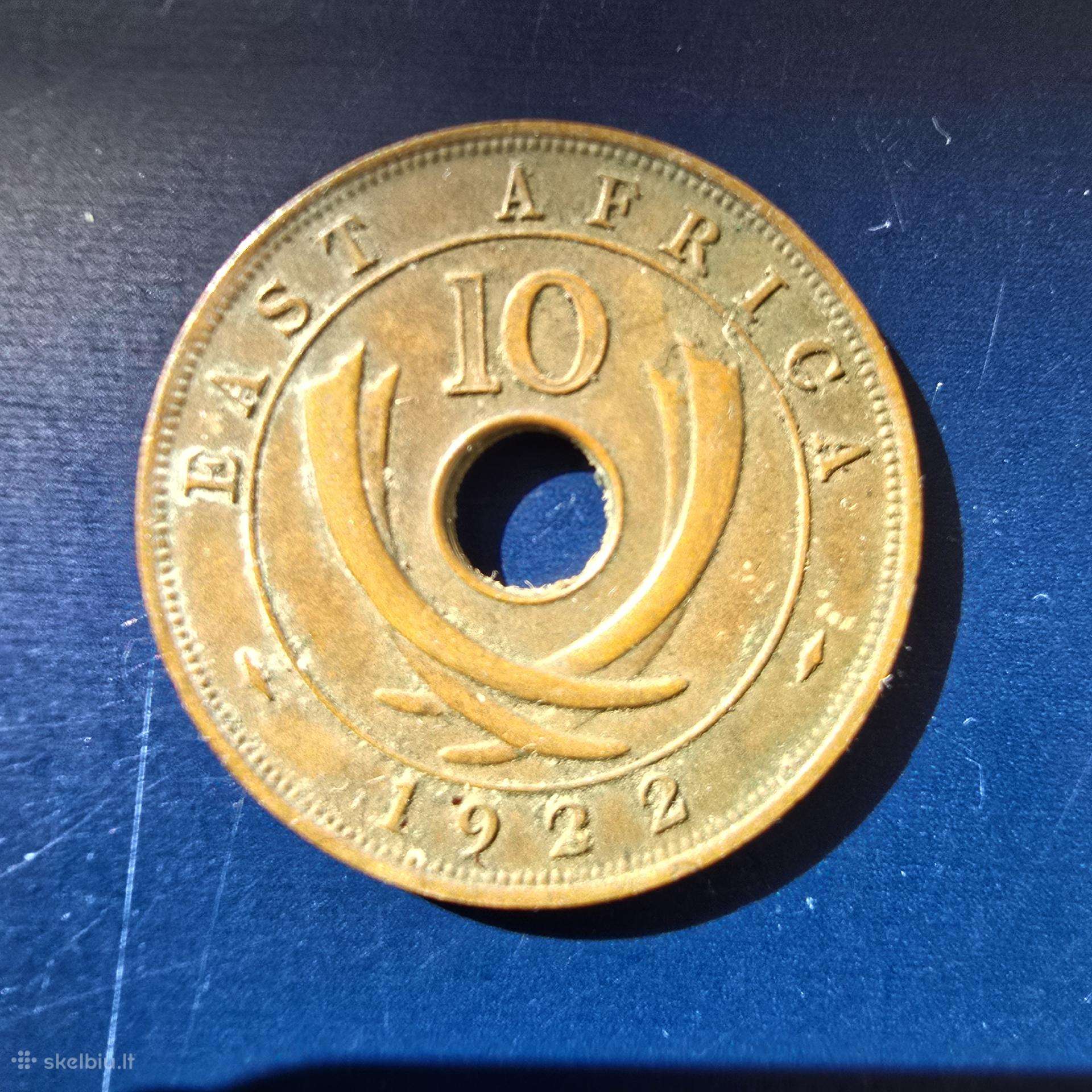 Rytu Afrika 1922 10 cents Bronze