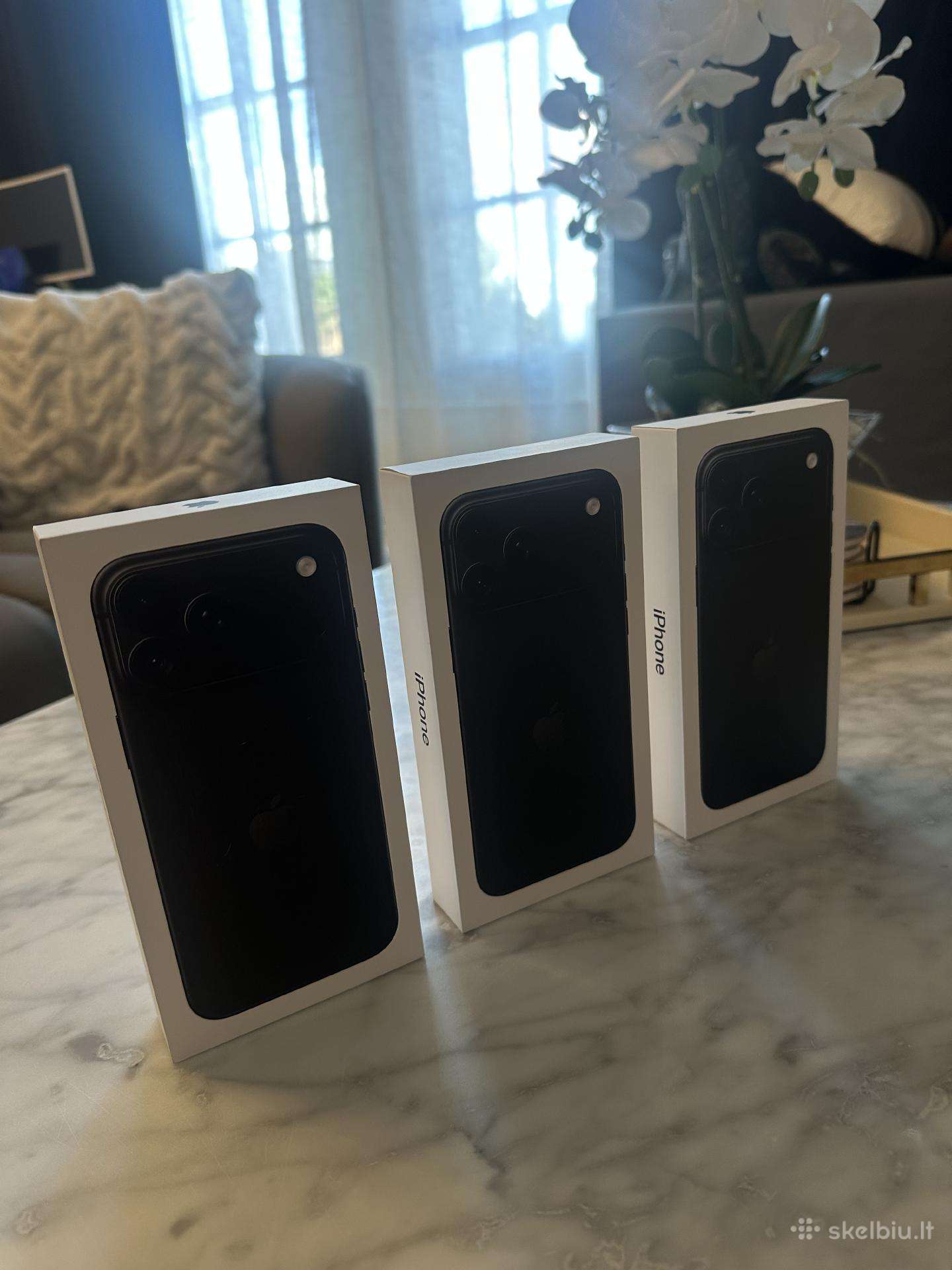 Nauji iPhone 18 Pro max 256gb Black