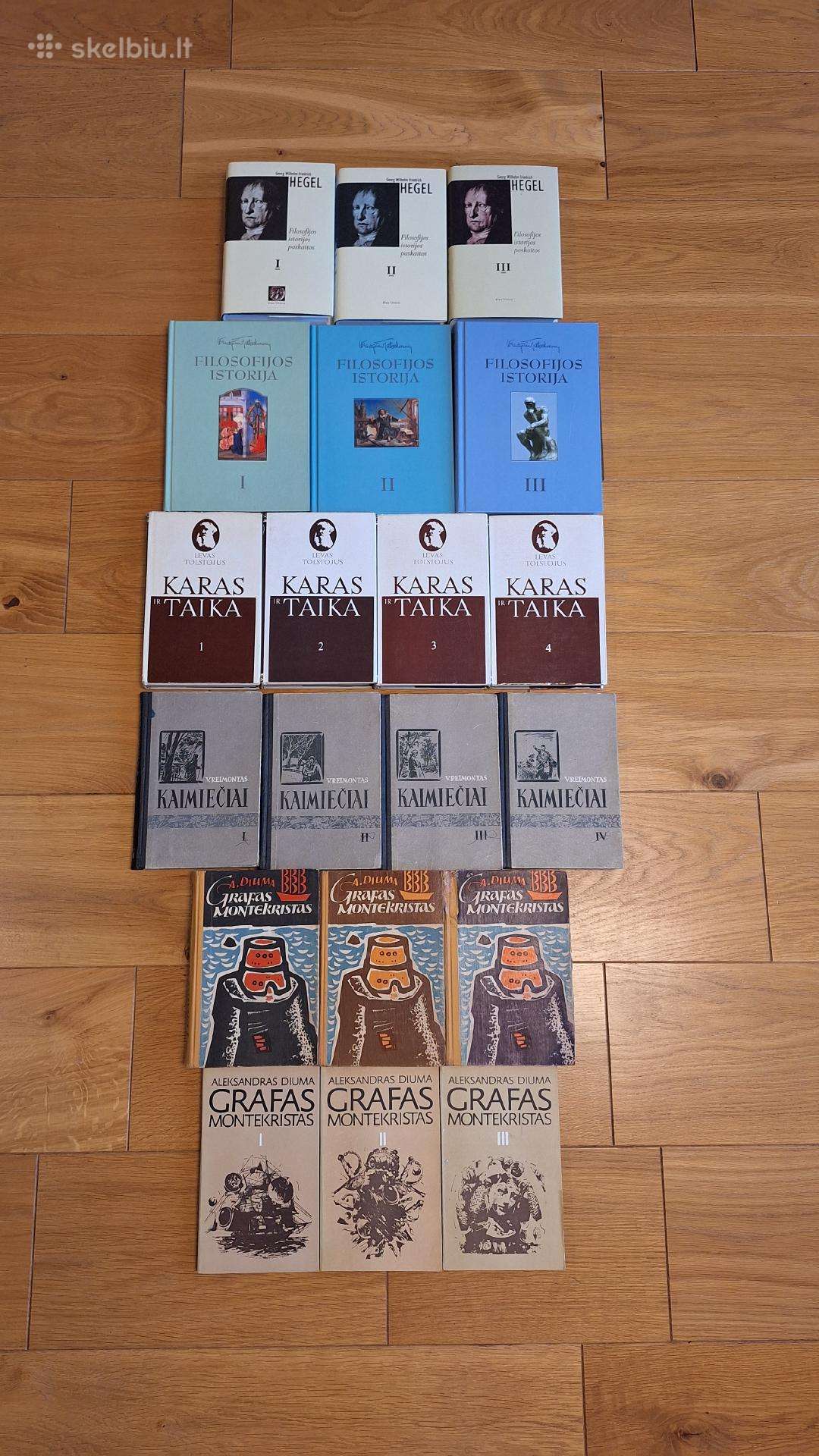 Įvairios knygos - filosofija, grožinė literatūra