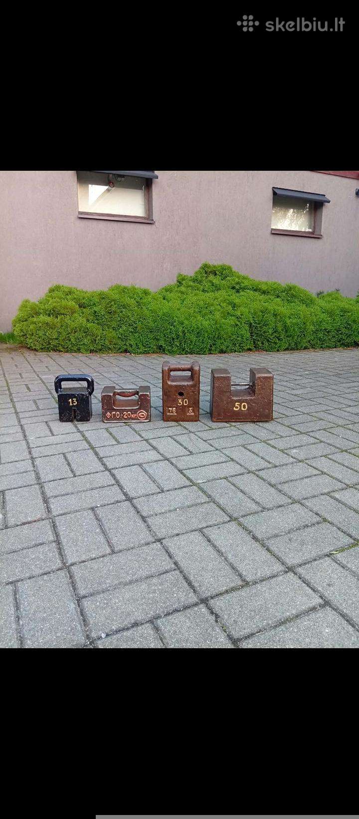 50-30-20-13kg.senoviški špyžiniai svarmenis