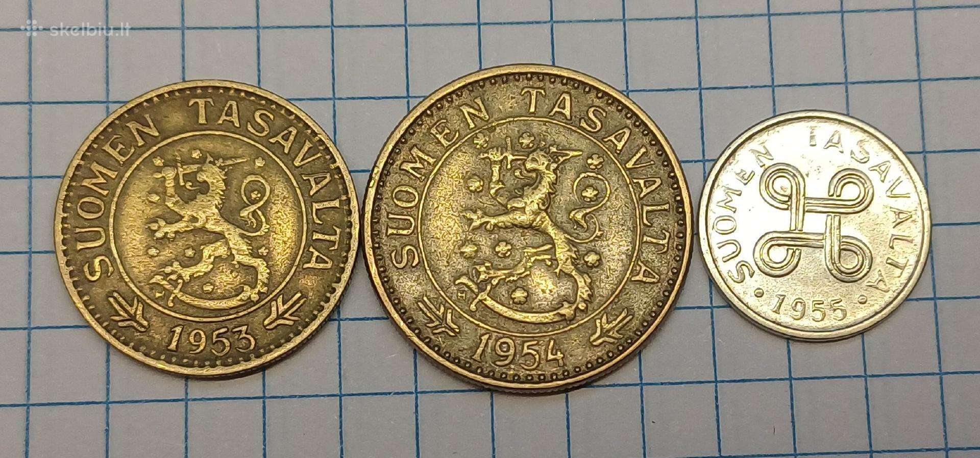 Suomija rinkinys 1953,54,55