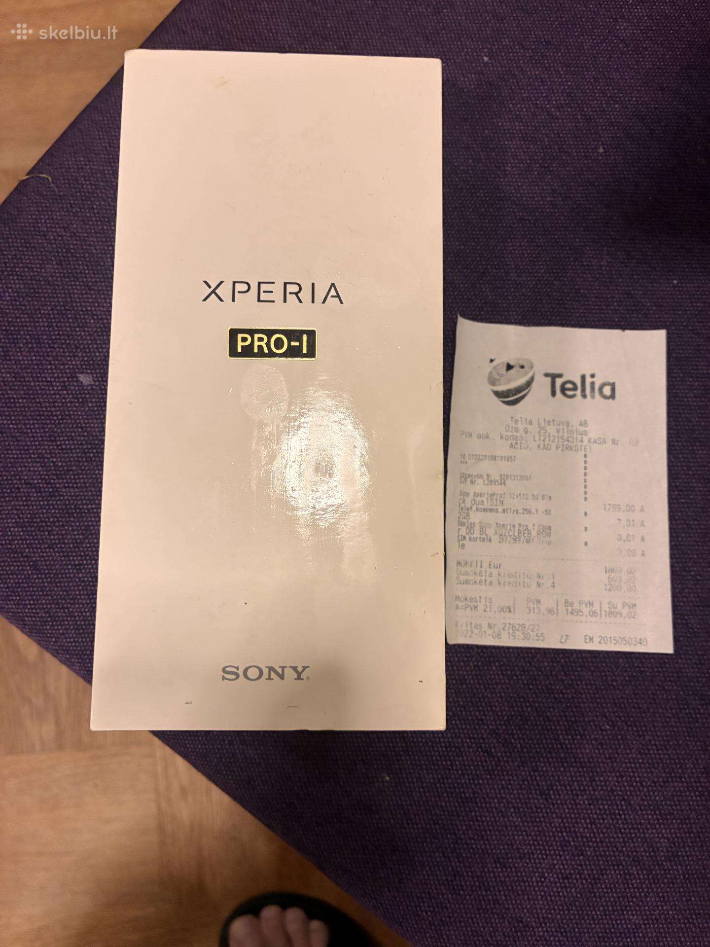 Xperia Pro- I Praktiškai naujas 512gb