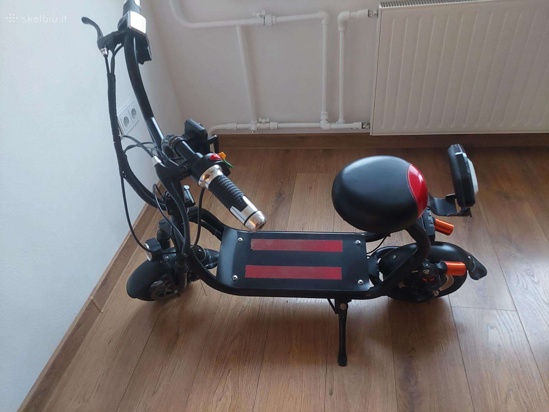 Elektrinis paspirtukas mini su sėdyne
