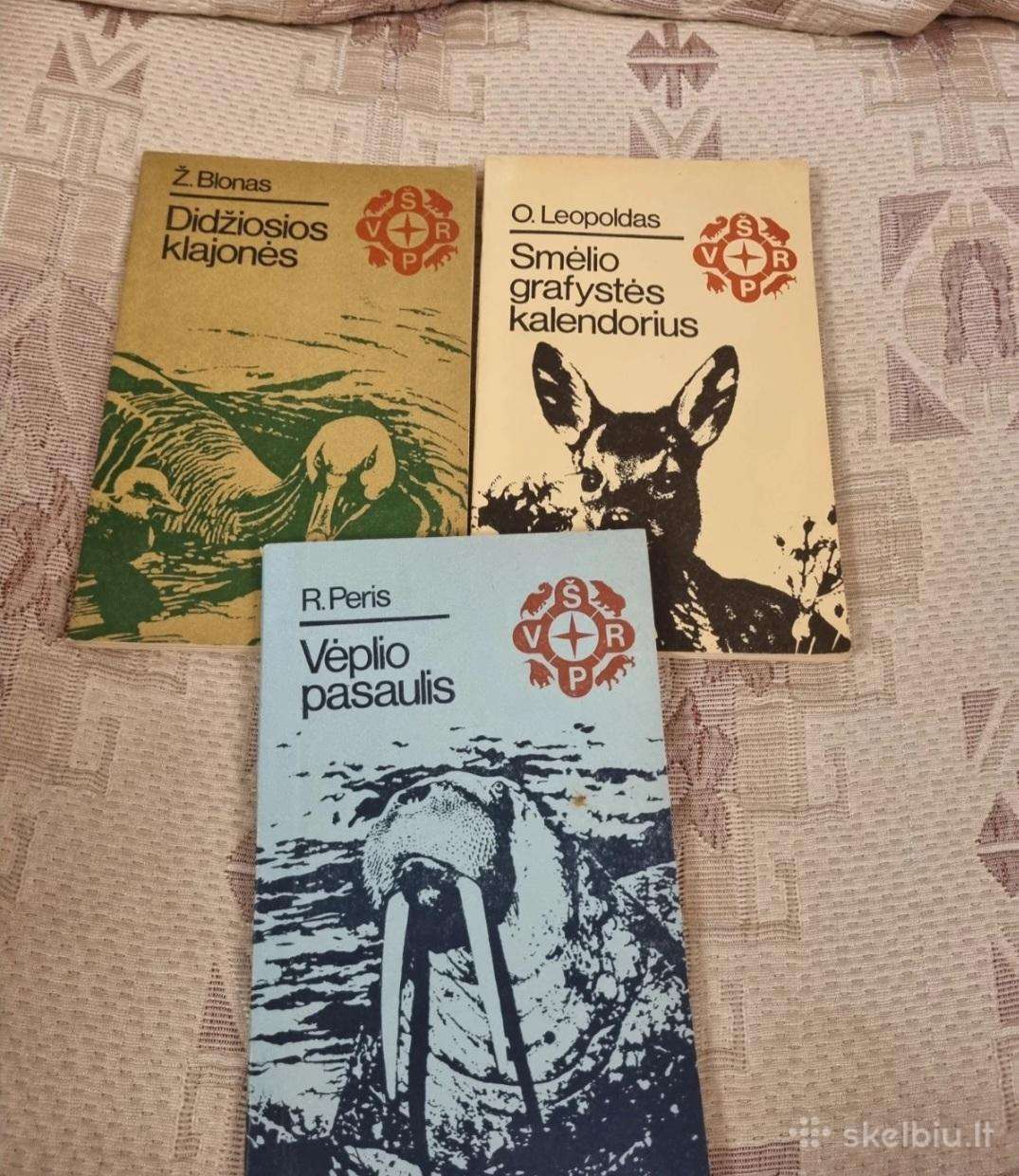 Apie gamtą ir gyvūnus 3 knygos