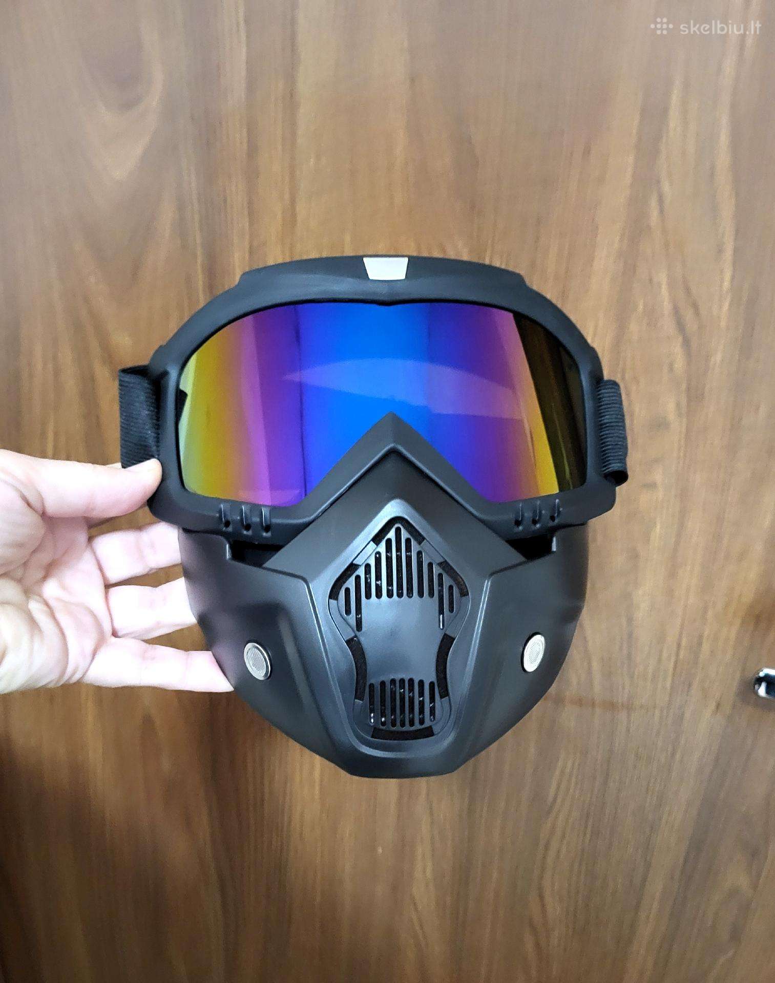 Slidinėjimo akiniai su maske