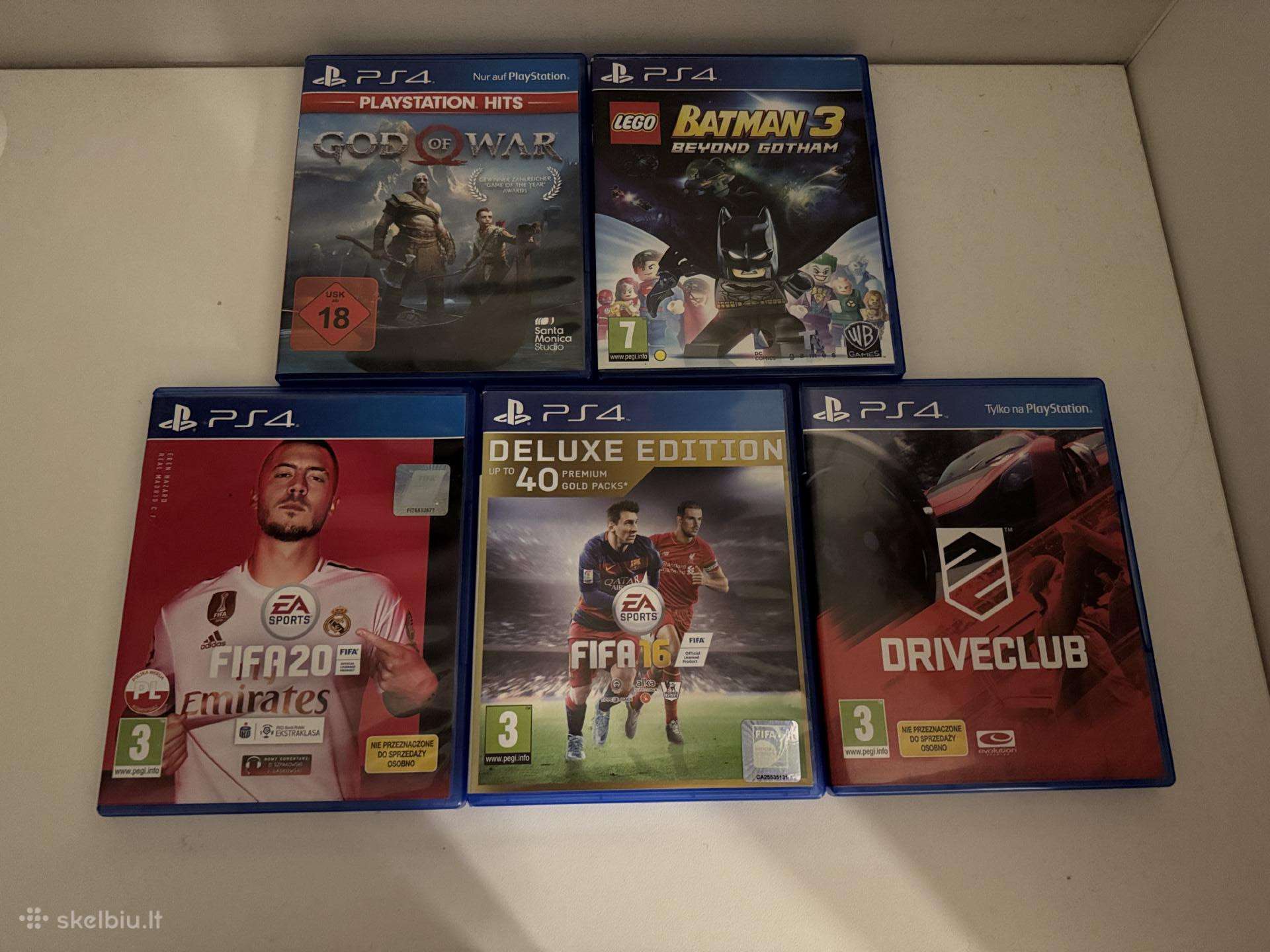 Parduodu keletą Ps4 žaidimų
