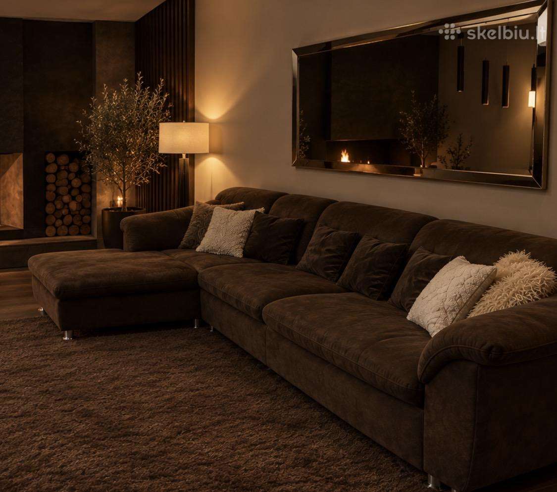 Kampas Sofa lova su erdvia patalynes deze