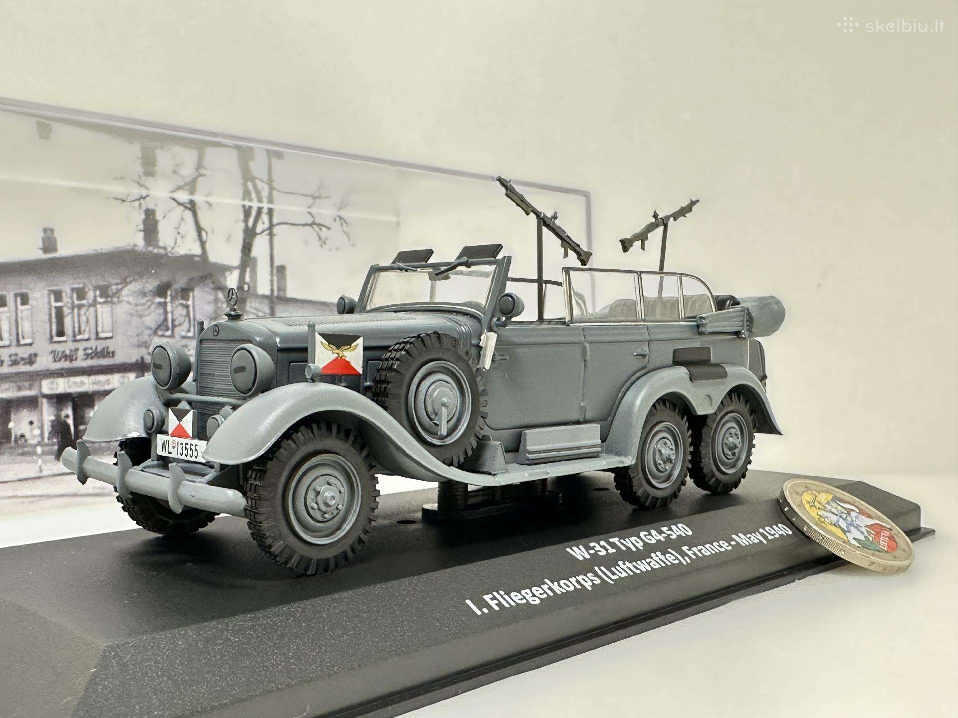 Mercedes-benz W31 Typ G4-540 I.fliegerkorp 1:43