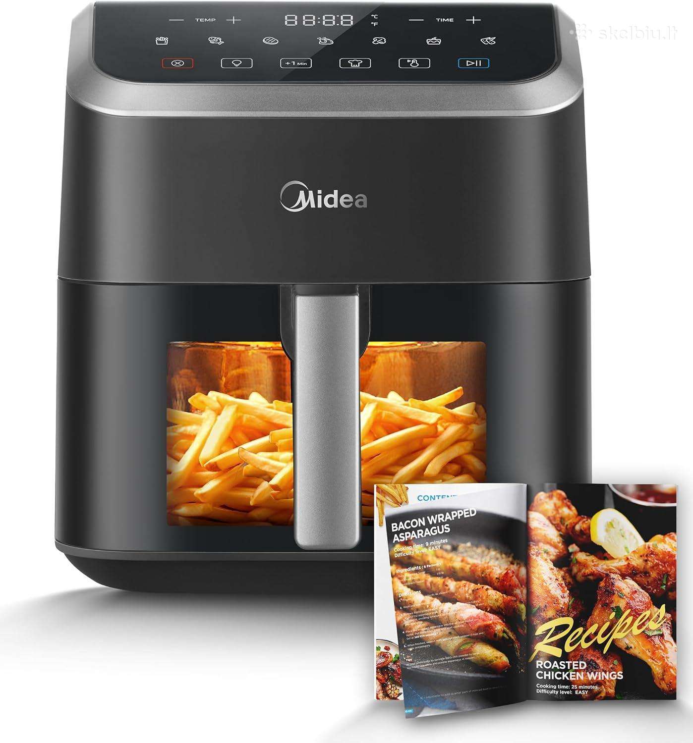 „midea“ karšto oro gruzdintuvė, 5l