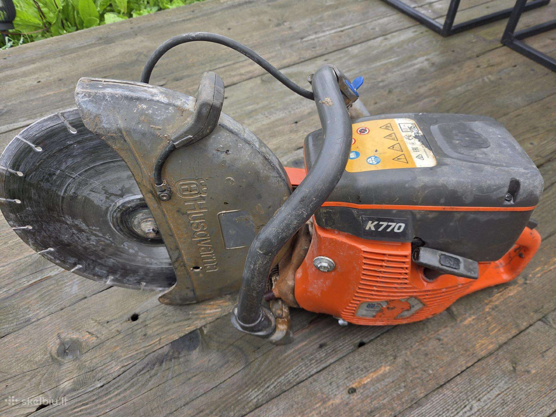 Husqvarna K770 benzininė betono/asfalto pjaustyklė