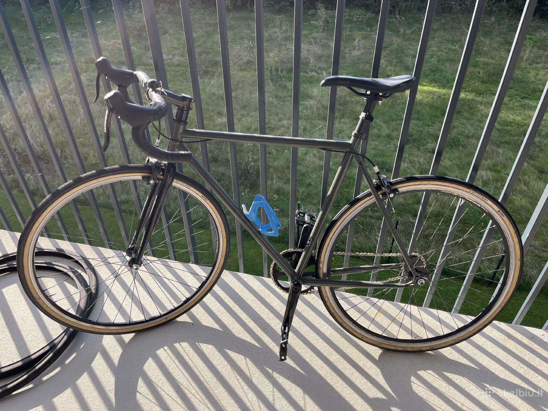 State Bicycle 4130 single speed dviratis