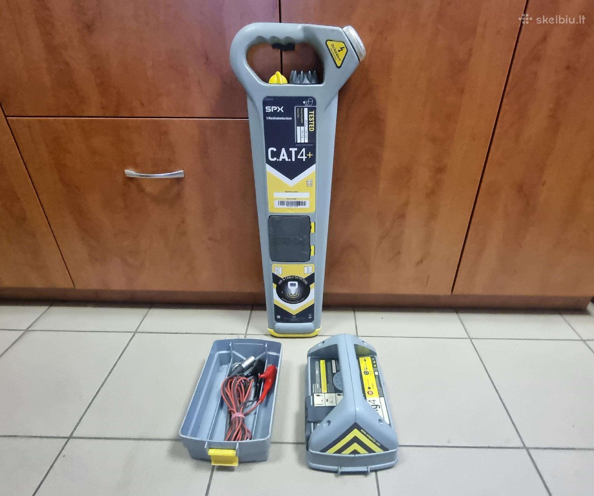 Kabelių ieškiklis Radiodetection Cat4+ ir Genny4
