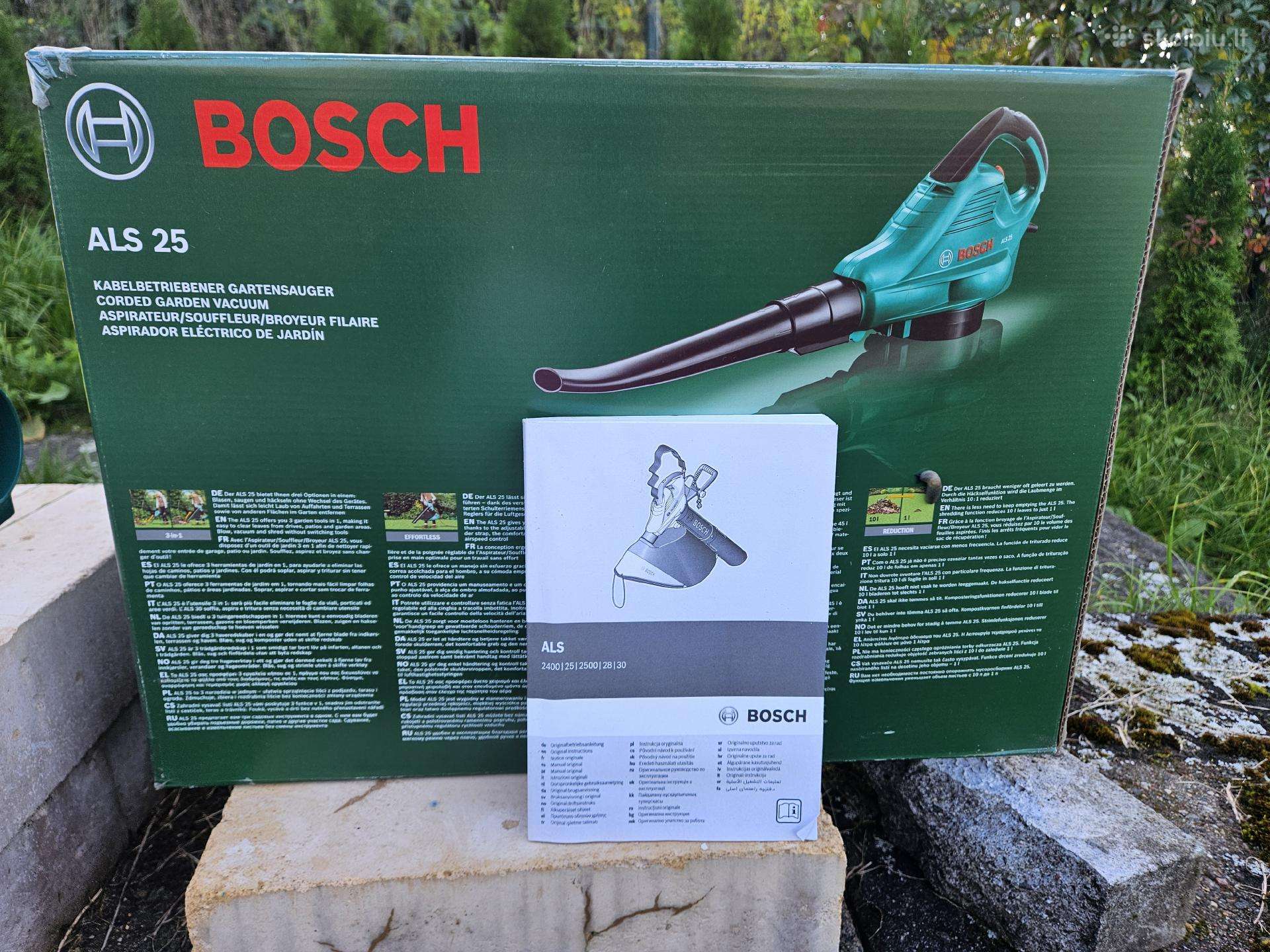 Lapų pūstuvas siurblys Bosch