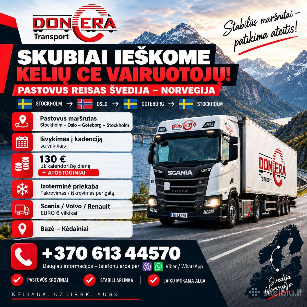 CE Scandinavija / 130 eur